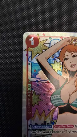 One Piece Nami St01-007 (TR) Treasure Rare Wings of the Captain (Op06) NM - Image 2