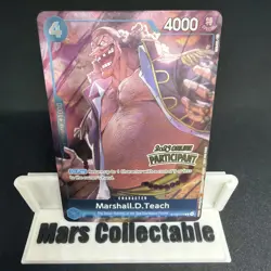 Marshall D Teach ST03-014 C 2023 Offline Participant Stamped Promo One Piece NM - Image 1