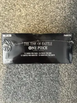 One Piece TCG: OP-16 Booster Box - The Time of Battle (New & Sealed) - Image 3