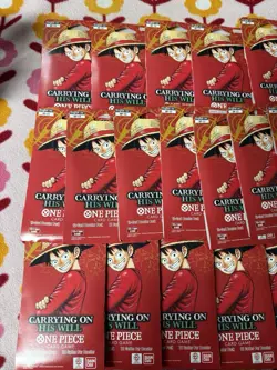 One Piece OP-13 Carrying on His Will Sleeved Booster Pack | Lot of 20! - Image 2