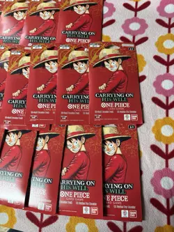 One Piece OP-13 Carrying on His Will Sleeved Booster Pack | Lot of 20! - Image 4