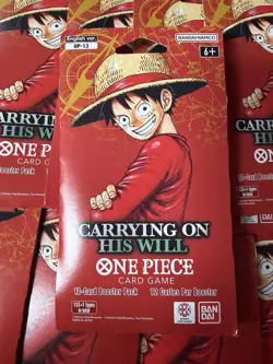 One Piece OP-13 Carrying on His Will Sleeved Booster Pack | Lot of 20! - Image 5