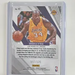 Panini 2023-24 Phoenix Shaquille O'Neal Los Angeles Lakers #41 /125 Parallel - Image 2