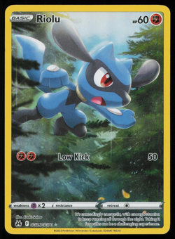 Riolu GG26/GG70 - SWSH Crown Zenith - Galarian Gallery Holo - Pokemon TCG NM - Image 1
