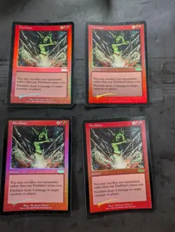 MTG Flame Breaking Foil Set of 4 English DCI - Image 1