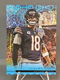 Caleb Williams Fireworks!! 2/5. 2025 Panini Photogenic Card #66 - Image 1