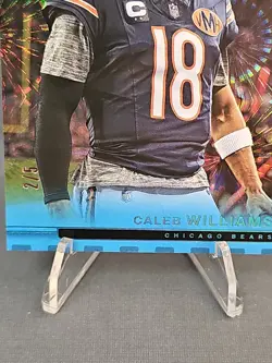 Caleb Williams Fireworks!! 2/5. 2025 Panini Photogenic Card #66 - Image 2