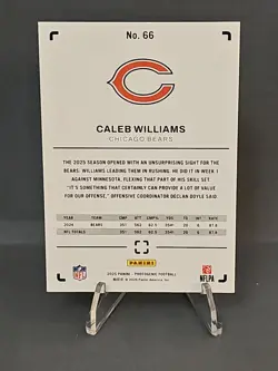 Caleb Williams Fireworks!! 2/5. 2025 Panini Photogenic Card #66 - Image 3