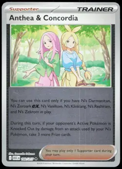 Anthea & Concordia 182/217 Uncommon Ascended Heroes Pokemon Reverse Holo NM - Image 1