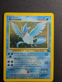Articuno 2/62 - Fossil - Holo Rare - Pokemon Card WOTC - LP - Image 2
