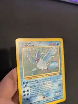Articuno 2/62 - Fossil - Holo Rare - Pokemon Card WOTC - LP - Image 3