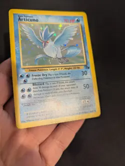 Articuno 2/62 - Fossil - Holo Rare - Pokemon Card WOTC - LP - Image 5