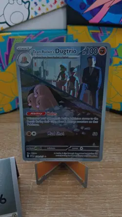 Team Rocket's Dugtrio 239/217 Ascended Heroes Pack Fresh Pokemon Card - Image 2