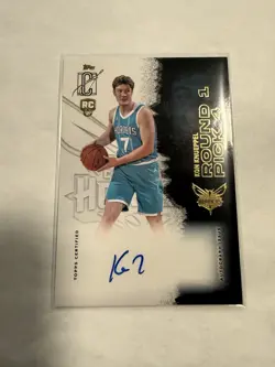 KON KNUEPPEL 2025/26 TOPPS SIGNATURE CLASS BASKETBALL ROOKIE CLASS AUTO ON CARD - Image 1