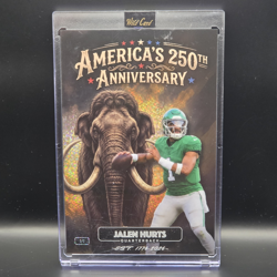 Wild Card Jalen Hurts Eagles Dino-Might 1/1 #DM12VN03-JH - Image 1
