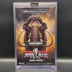 Wild Card Jalen Hurts Eagles Dino-Might 1/1 #DM12VN03-JH - Image 2