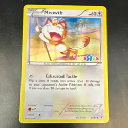 Pokemon TCG Toys R Us Meowth 53/83 Stamped Promo Holo HP60 English 2006 - Image 1