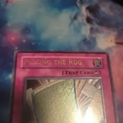 2007 YUGIOH 1ST ED STON-EN060 PULLING THE RUG ULTIMATE RARE NM #90885783 - Image 3