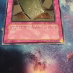 2007 YUGIOH 1ST ED STON-EN060 PULLING THE RUG ULTIMATE RARE NM #90885783 - Image 4