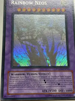 USA Seller Yugioh Rainbow Neos PTDN-EN044 Ghost Rare VLP - Image 3
