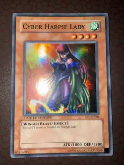 Yu-Gi-Oh! Cyber Harpie Lady -SP1-EN001- Ultra Rare- Limited Edition MP! - Image 1