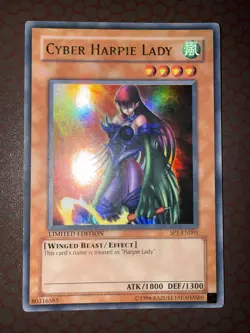 Yu-Gi-Oh! Cyber Harpie Lady -SP1-EN001- Ultra Rare- Limited Edition MP! - Image 2