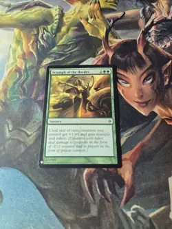 MTG 1x Triumph of the Hordes - The List - New Phyrexia Magic Gathering x1 NM - Image 1