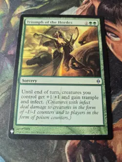 MTG 1x Triumph of the Hordes - The List - New Phyrexia Magic Gathering x1 NM - Image 2