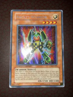 Yu-Gi-Oh! Rocket Warrior -CT2-EN005- Secret Rare - Limited Edition HP! - Image 1