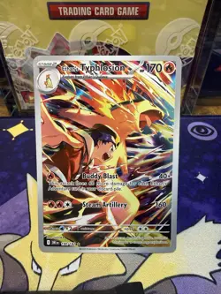 Pokemon TCG Ethan's Typhlosion Destined Rivals Illustration Rare Card 190/182 - Image 1