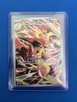 Pokemon TCG Ethan's Typhlosion Destined Rivals Illustration Rare Card 190/182 - Image 1