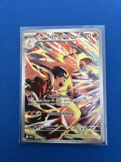 Pokemon TCG Ethan's Typhlosion Destined Rivals Illustration Rare Card 190/182 - Image 2