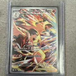 Pokemon TCG Ethan's Typhlosion Destined Rivals Illustration Rare Card 190/182 - Image 1