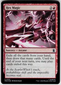 Hex Magic Foil 133 Marvel Super Heroes Magic the Gathering - Image 1