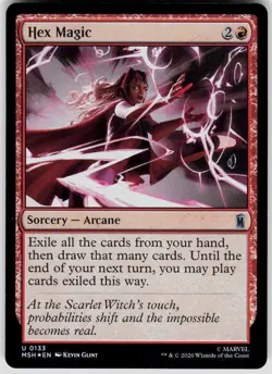 Hex Magic Foil 133 Marvel Super Heroes Magic the Gathering - Image 1