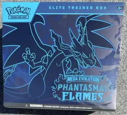 Pokemon TCG: Mega Evolution Phantasmal Flames Elite Trainer Box ETB | New & Seal - Image 1