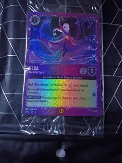 SEALED Elsa The Fifth Spirit 6/P3 [Glitter Foil] Disney Lorcana Promo Card - Image 2