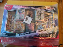 Pokemon TCG Prismatic Evolutions Premium Figure Collection Sealed Box - Image 1