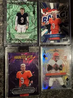 4 Card Lot - Wild Card Comix, Haunted Hits, 5 Card Draw - Joe Burrow - Bengals - Image 1
