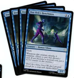 x4 Doc Ock's Henchmen - 0030 - Marvel's Spider-Man - MTG - SHIPS NOW - Image 1