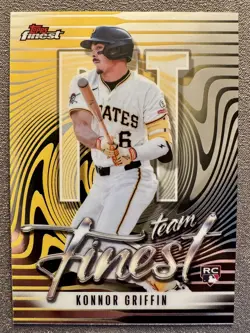 Konnor Griffin 2026 Topps Finest Team Finest Rookie Card Pirates - Image 1