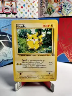 Pokemon Japanese Pikachu No. 025 Jungle 1997 Card EXC-NM - Image 1