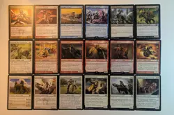 Magic the Gathering Knight themed lot. Boros White/Red. 18 Cards.MTG collection. - Image 1