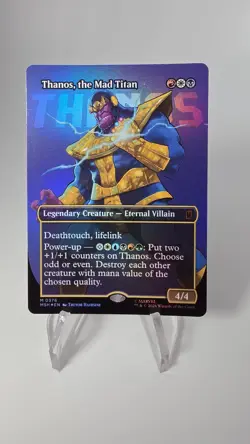 Thanos, the Mad Titan (Borderless) (0367) Marvel Super Heroes Foil - Image 1