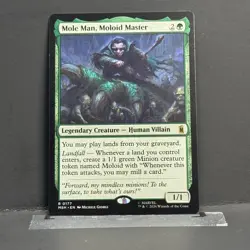 Mole Man, Moloid Master 177 Rare Marvel Super Heroes Magic: The Gathering NM - Image 1