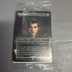 Sealed Zack Fair Magic the Gathering MTG Promo Card (FF7 Rebirth Switch 2 Bonus) - Image 1