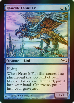 MTG Neurok Familiar Foil ** Mirrodin ** English (LP) - Image 1