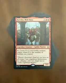 MTG Commander Deck - Krenko, Mob Boss - 100 Cards EDH Goblins - Image 1