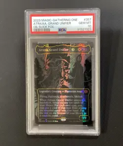 PSA 10 Gem Mint - Atraxa, Grand Unifier Oil Slick Raised Foil - Image 1
