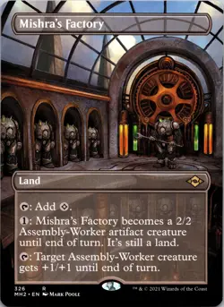 Mishra's Factory (Borderless) 326 Rare Modern Horizons 2 MTG NM - Image 1
